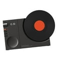 thumbnail image 4 of Yinanstore Retro Record Player Look Desktop Speaker Battery Operated Portable Rotating Disk for Girls Mom Daughter Gift Multifunctional Black, 4 of 8