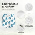 thumbnail image 4 of Gukieu Cartoon Poodle Dog Print Women's Sports Shorts with Drawstring Elastic Waistband for Running, Yoga, Fitness-Medium, 4 of 7