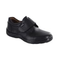 thumbnail image 1 of Zapato Escolar Audaz para niño en piel negro Tadeo con tira de contacto, 1 of 4