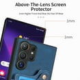 thumbnail image 5 of Dteck for Samsung Galaxy S25 Ultra Case Wallet with Card Holder, RFID Blocking PU Leather Protective Case with Ring Holder Stand Wrist Strap for Samsung Galaxy S25 Ultra 6.9 Inch 2025,Blue, 5 of 7