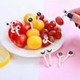 thumbnail image 3 of 20 Pieces of Mini Cute Cartoon Eyes Lunch Box Decoration Fork Fruit Fork Dessert Fork, 3 of 10