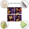 thumbnail image 3 of OWNTA Grape Pattern 4PC Canvas Wall Art Paintings for Living Room - Canvas Framed Print Wall Artworks Bedroom Decoration Office Wall Decor, 3 of 5