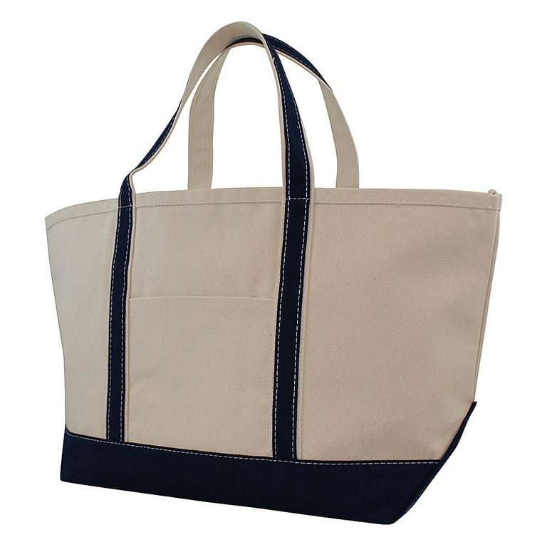 Sturdy Coral Canvas Boat and Tote Bag