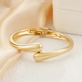 thumbnail image 6 of Fashion this season F&S Gold Bracelets for Women Gold Bangles Chunky Waterdrop Cuff Stack Gift, 6 of 7