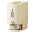 thumbnail image 1 of Wosthever Contenedor para almacenar arroz con taza medidora incluida. Dispensador de cereales. Dispensador de arroz de 5 kg. Cocina y Comedor, 1 of 6