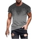 thumbnail image 1 of Camisetas de Manga Larga para Hombres Imprimir Fallow Cuello Redondo Camiseta, Moda Casual Manga Corta Mezcla de Algodón/Lino, 1 of 9