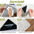 thumbnail image 4 of Rug Tape, Reusable Washable Grippers for Area Rugs, Double Sided Non-Slip Rug Pads for Hardwood Floors, Rug Stoppers to Prevent Sliding, 4 of 5