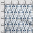 thumbnail image 1 of oneOone Cotton Poplin Fabric Paisley Ikat Printed Fabric 1 Yard 56 Inch Wide, 1 of 4