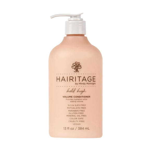 Hairitage Held Acondicionador de alto volumen hidratante 13 oz - Nutre y desenreda suavemente el cabello fino seco con aceite de jojoba - Para tipos de cabello 2B-4C