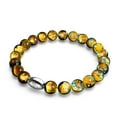 thumbnail image 1 of Hunter's Moon | .925 Sterling Silver | Lunar Glass Bracelet, 1 of 10