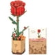 thumbnail image 1 of Kit de maquetas de rompecabezas 3D con flores de madera y rosas rojas para bricolaje ROBOTIME, 1 of 7