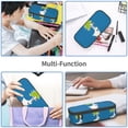 thumbnail image 6 of Uemuo Goose Holding an Umbrella Printed Large Pencil Case, Big Capacity Pencil Pouch Stationery Pen Bag, Storage High Capacity Bag Pouch Holder Box Organizer, Marker Pen Case, 6 of 9
