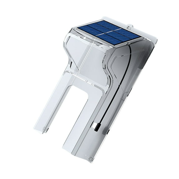 RYUJNDK Doorbell Rain Covers with Solar Panel Doorbell Waterproof Protector Shield Adhesive Weatherpoof Guard Shield