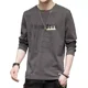 thumbnail image 1 of Camiseta De Manga Larga Para Hombre Tops Sueltos De Moda, 1 of 7