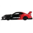 thumbnail image 2 of Nissan "LB-Super Silhouette" S15 SILVIA RHD (Right Hand Drive) Red and Black "ADVAN" Ltd Ed 1/64 Diecast Model Car by Mini GT, 2 of 4