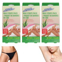 30 Count Wax Strips Kit Hair Removal Body Face Bikini Legs