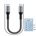 thumbnail image 5 of YongCo 60W Quick Charging Type C to C Data Cable PD60W 480Mbps for Fast Speed Transfer Flat Nylon Cord, 5 of 11