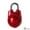 RED, variant on Directional Combination Padlock, Keyless Password Lock With Anti-Theft Steel Shackle, Resettable Code For Luggage, Lockers, Doors, Gym Lockers, Travel Security Lock