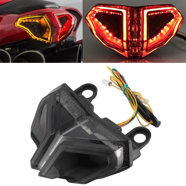 MOTOCICTA MOTOCICTA LED Turno Braking Señal de de la Luz Trasera para 848/1098/1198 2007-2014