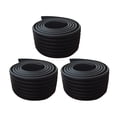 thumbnail image 1 of 3pcs W-Shaped multifuncional Espesar Seguridad del bebé Borde de la esquina Protector de la esquina Guardia Cojín Anti-colisión Bumper Strip (Negro), 1 of 5