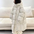 thumbnail image 6 of KAUOD Girls Long Winter Coats Padded Waterproof Hooded Puffer Jackets Teen Kids Outdoor Insulated Hiking down Outwear, 6 of 8