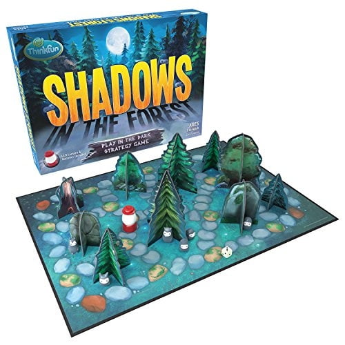 ThinkFun Shadows in the Forest Juega en el juego de mesa oscuro para niños y familias de 8 ThinkFun Think Fun