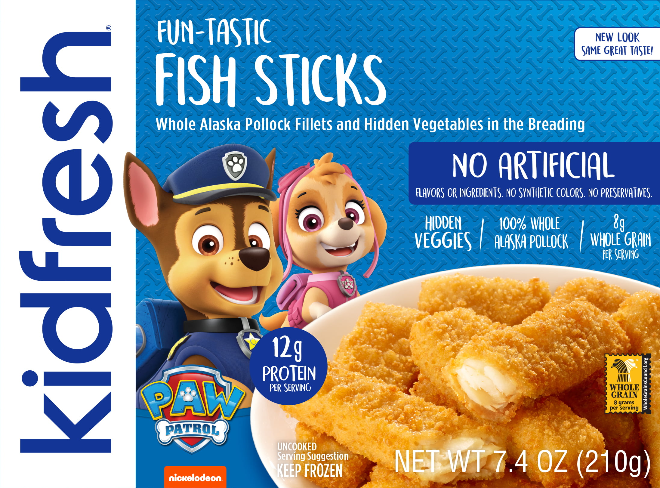 Kidfresh Paw Fish Sticks, 7.4 oz - Walmart.com