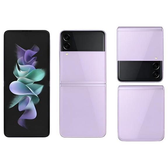 Restored Samsung Galaxy Z Flip3 5G 128GB Fully Unlocked Lavender (Refurbished)