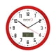 thumbnail image 1 of Reloj De Pared Análogo/Digital Steiner con Fechador Y Termómetro 30 cm Rojo, 1 of 4