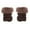 Coffee, variant on BRDFRL Women Wool Knit Fingerless Gloves Furry Mittens Wrist Warmers
