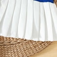 thumbnail image 6 of Girls 18 Month Clothes Toddler Baby Girls Summer Linen Clothes Floral Sleeveless Ruffled Tank Shirt Top + Skirt Set 12 18 24 Month 2T 3T,Blue, 6 of 6