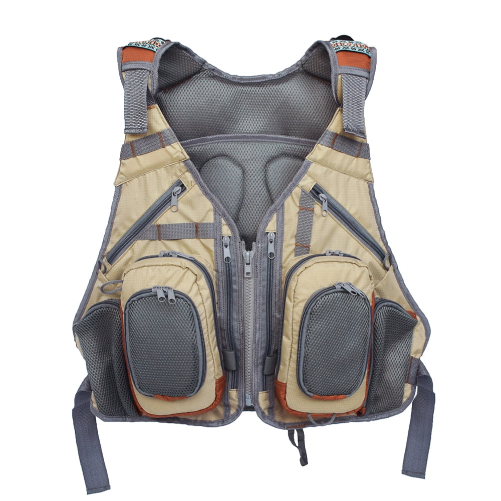 Mesh Fly Fishing Vest Pack Breathable Hunting Breathable Waistcoat Jackets