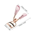 thumbnail image 2 of Unique Bargains 1 Pcs Women Convenient Eyelash Curler for Business Travel Carbon Steel PS Rose Red  Rose Gold Tone, 2 of 4