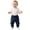 Navy, variant on Gubotare Baby Joggers Elastic Waist Girls Pants Kids Lounge Pant Lightweight Baggy Trousers 18 24 Months (Navy,18-24 Months)