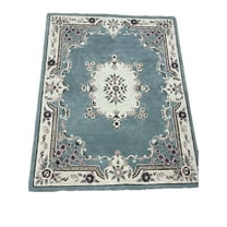 Hand-Tufted Floral Wool Area Rug | 100% New Zealand Wool Carpet for Living Room, Bedroom, and Home Décor (Tiffany)_8X10