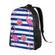 thumbnail image 2 of Fotbe Pink Flamingo Mochila de Viaje para Laptop, Mochila Ejecutiva Delgada y Resistente 15.6", 2 of 8