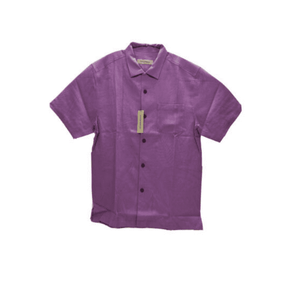 Tommy Bahama Men's Bird It Through The Grape Camp Shirt in Summer Plum, Md