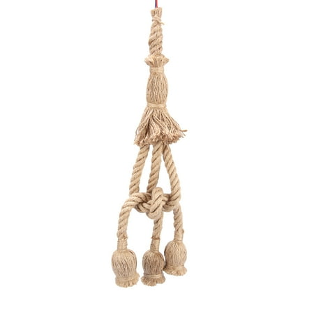 

Lamp Hemp Rope 85-265V Pendant Lampshade Ceiling Light Base 0.5M / 1.6Ft E27 For Living Room Chandelier