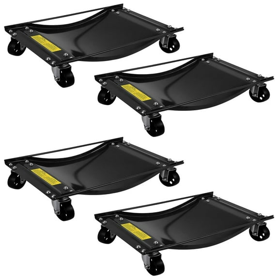 Pinypikaka Car Wheel Dolly Set of 4, 10000lbs Load Capacity Tire Dolly Heavy Duty Car Skate
