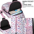 thumbnail image 3 of Geometric dog pattern Abstract dog art Minimalist dog design Print Crossbody Daypack Travel Daypack, Adjustable Shoulder Strap, Lightweight and Durable, Fashionable appearance, Ideal for short trips,, 3 of 3