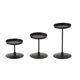 thumbnail image 4 of Juego de 3 candelabros de pilar para centros de mesa, candelabros para sala de estar Placa negra, 4 of 9