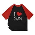 thumbnail image 1 of RKSTN Chemises pour Hommes Manches Courtes Mode Décontractée Patchwork Col Rond Chandail Imprimé T-Shirt Manches Courtes Hauts Chemises Hawaïennes pour Hommes, 1 of 4