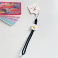 thumbnail image 1 of Jewelry Keys Short Rope Phone Charms Hand Strap Flowers Phone Strap Wrist Hand Lanyard Mobile Phone Lanyard Phone Hanging Rope 07, 1 of 6