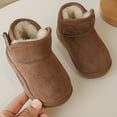 thumbnail image 7 of MEZZALL Child Winter Warm Snow Boots Girls Boys Outdoor Solid Color Cold Weather Plush Ankle Booties 15 Months To 6 Years Old Comfort Shoes, 7 of 7