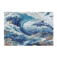 thumbnail image 2 of RMDQTR 2PCs Bathroom Rugs Set Plush Toilet Base Mat 16" × 24" Bath Mat and 20" × 24" U Shape Soft Rugs Non Slip Absorbent, 2 of 9