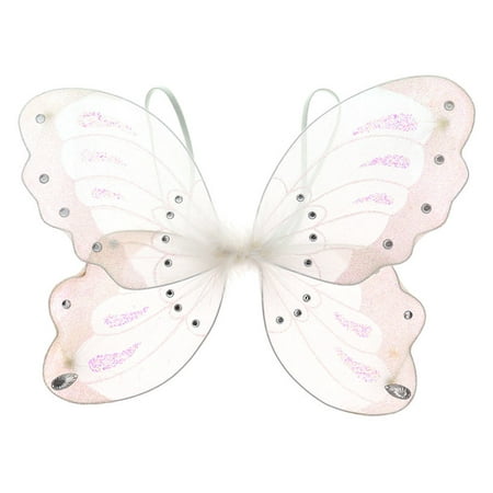 - Costume Accessory White Sparkle Children Butterfly Wings