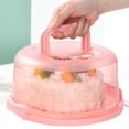 thumbnail image 2 of Caja de almacenamiento portátil para pasteles CAROOTU, caja redonda para pasteles de cumpleaños, contenedor para hornear en la cocina y la boda brillar Electrónica, 2 of 3