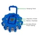thumbnail image 4 of Ofertas especiales de 5 estrellas: Bengalas de seguridad LED, 4 unidades rojas, kits de emergencia en carretera, 4 of 8