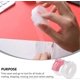 thumbnail image 2 of 2Pcs Tape Dispenser Mini Handheld Plastic Tape Dispenser Tape Cutting Machine with 2 Roller Tape for Home Office, 2 of 5
