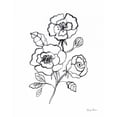 thumbnail image 3 of Zaman, Farida 15x18 Black Modern Framed Museum Art Print Titled - Joyful Peonies I, 3 of 5